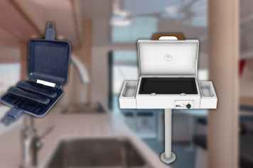 Zwei Grill-Helfer für Bordküche und Deck – E-Grill und Sandwich-Toaster