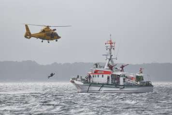 Rettungsübungen auf der Ostsee