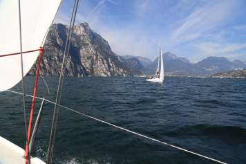 Late-summer sailing on Lake Garda