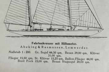 YACHT 3/1926 - Fahrtenkreuzer mit Hilfsmotor