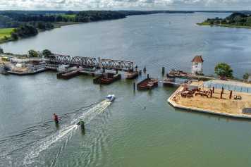 Brücke Lindaunis öffnet früher als geplant