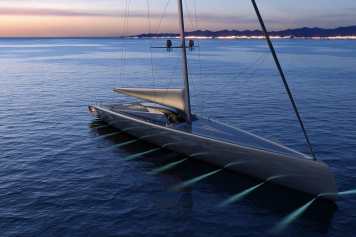 Projekt 410 von Royal Huisman vor Fertigstellung