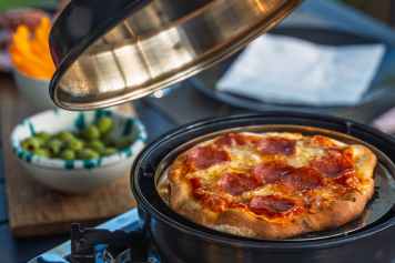 So wird der Gaskocher zum Pizzaofen
