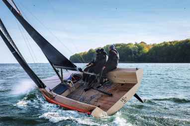 Daysailer radicale in una visionaria costruzione in legno