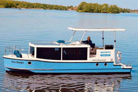 German solar boat provides proof of maritime self-sufficiency