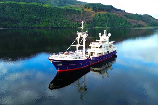 „Scintilla Maris“, Ex-Fischtrawler auf großer Fahrt