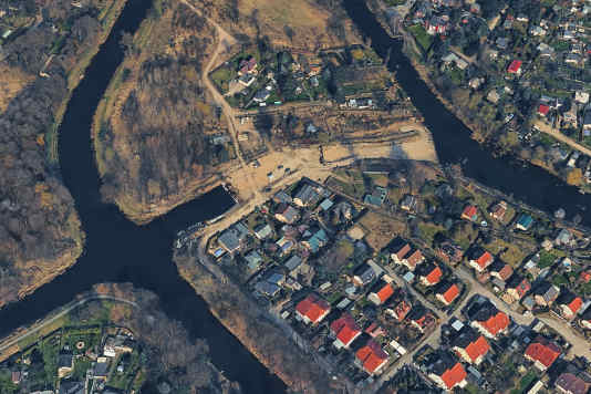New construction of the Friedenthal lock - ground-breaking ceremony in Oranienburg