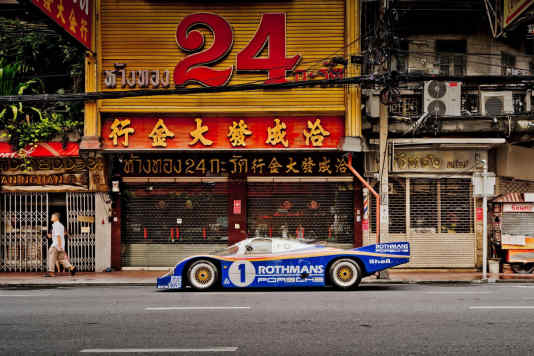 Porsche-Ikone 956 LH vor Ort