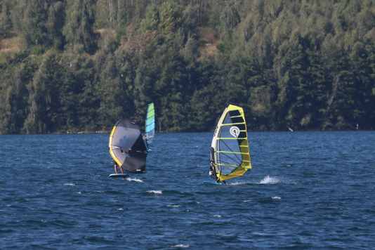 Lake Berzdorf - the windiest spot in eastern Germany?
