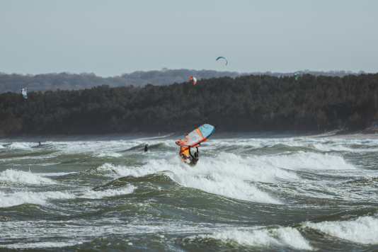 Neu Mukran on fire - Bilder vom Oststurm auf Rügen