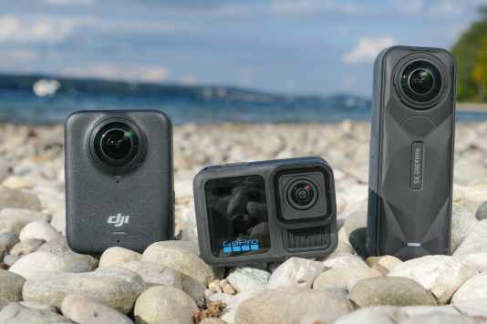 3 action cameras from DJI, Insta360 and GoPro in comparison