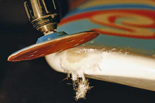 So repariert ihr Finnen, Mastfuß und Board-Laminat