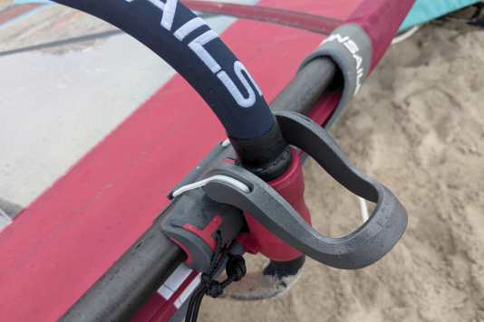 New boom front pieces at GunSails - up to 200 grams lighter