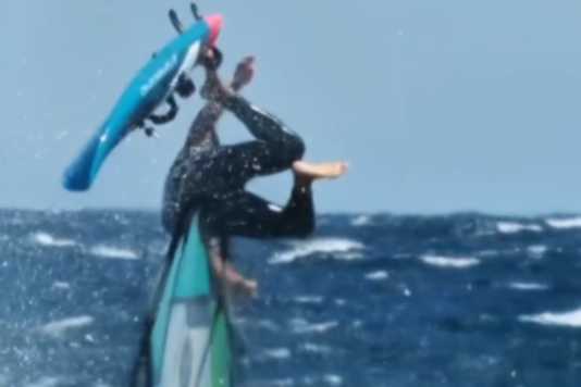 Frontloop-Fail - in alle Teile zerlegt