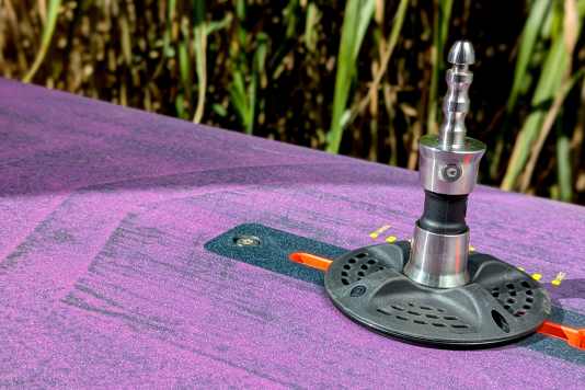 Der leichteste Mastfuß aller surf-Tests
