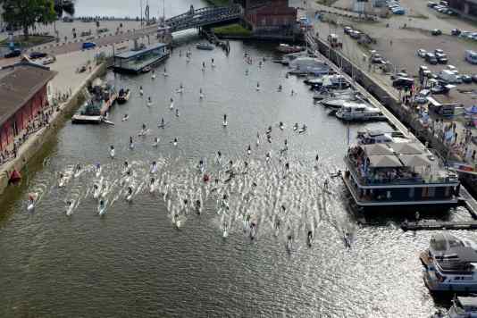 Sieben Türme SUP-Race startet in Lübeck zur Travemünder Woche