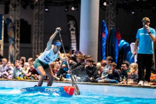 Weltklasse SUP-Sprints im XXL-Pool