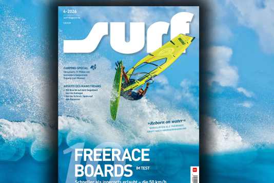 Surf 4/2026 ist da - mit Freeraceboards, Camping Dänemark, Balearen und mehr!