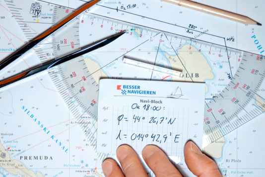 Vom Kartenkurs zum richtigen Kompasskurs