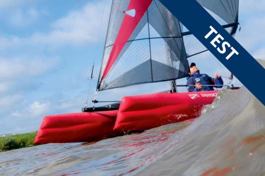 Il catamarano a vela dello stivale messo alla prova