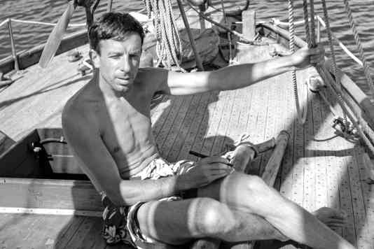Single-handed circumnavigator Alain Gerbault on his voyage with "Firecrest"