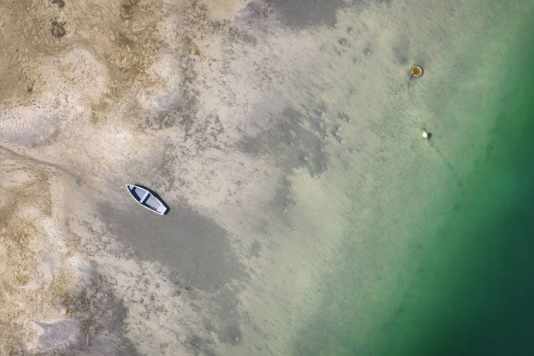 Rekord - Niedrigwasser bremst Boote aus