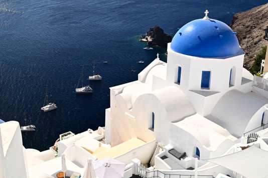 Santorini - perhaps the most beautiful of all