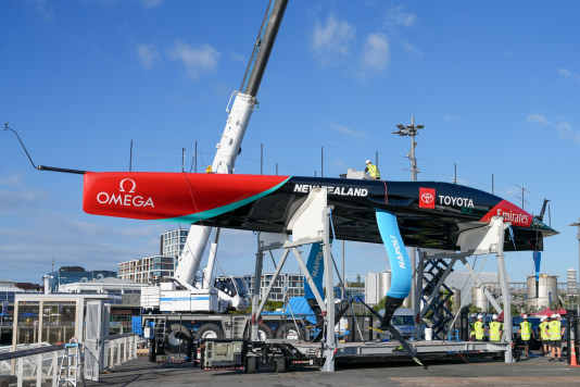 Deshalb blieb Neuseelands neuer AC75 an Land