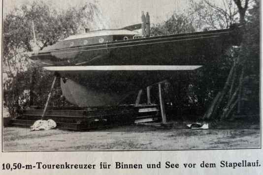 YACHT 1/1926 - 10,50-m-Fahrtenkreuzer für Binnen und See