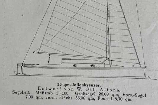 YACHT 4/1926 - 35-qm-Jollenkreuzer