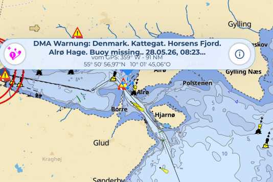 L'app di navigazione Aqua Map integra gli avvisi ai naviganti - manca la Germania