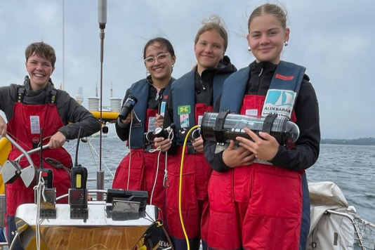 Schüler forschen mit der “Aldebaran” auf See