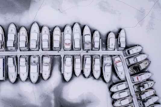 Deutschlands größter Binnensee komplett zugefroren