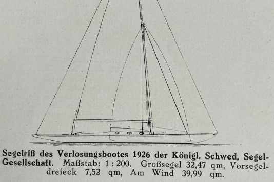 YACHT 26/1926 - Verlosungsboot der Königlich schwedischen Segel-Gesellschaft