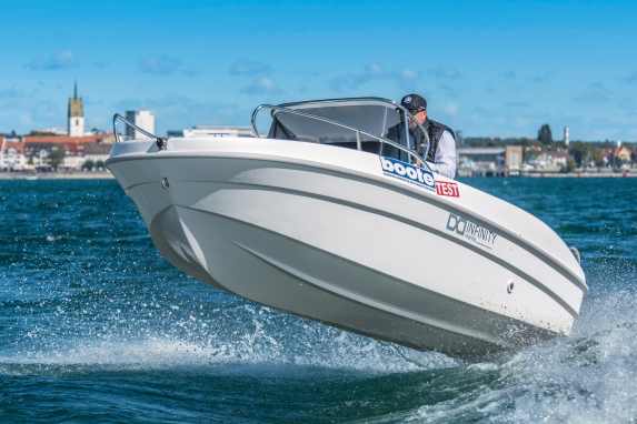 Compact entry-level boat for water sports enthusiasts