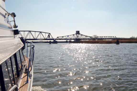 Neubau der Meiningenbrücke bei Zingst