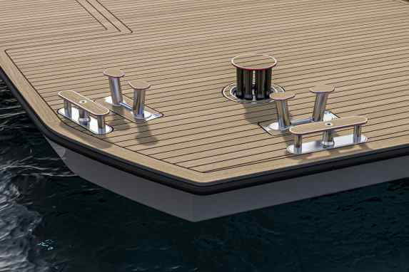 Sheer solution - mooring trio from Harken submerges