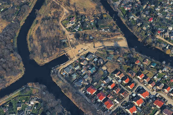 New construction of the Friedenthal lock - ground-breaking ceremony in Oranienburg