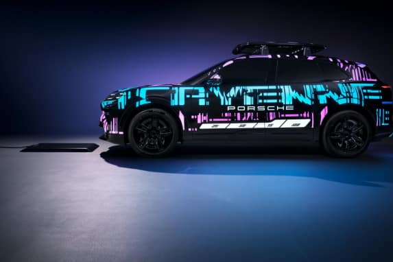 Induktives Laden beim Cayenne