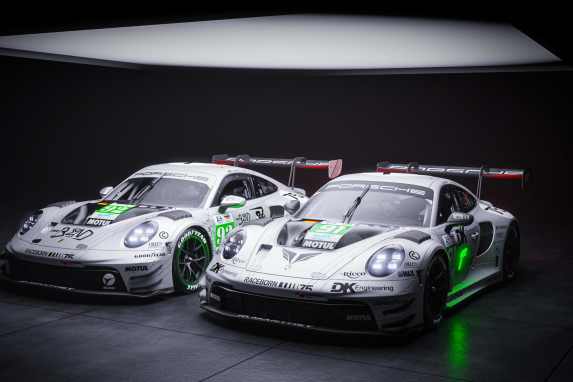 Porsche 911 GT3 R startet in Le Mans im Retro-Design