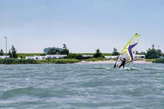 Campsites for surfers in the Netherlands