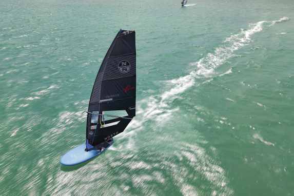 Nine camber sails for hobby sails in the test