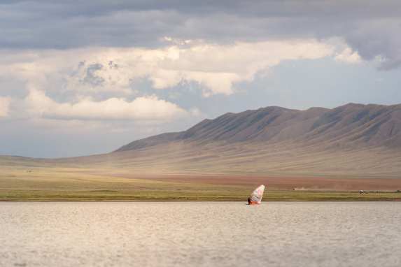 Windsurfen in Kasachstan