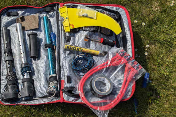 These spare parts are essential to have with you