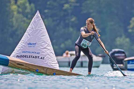 Skadi Langbein wins the German Championship title in the parallel sprint