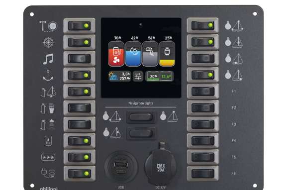 Bavaria Refit Panel 303, Austauschpanel für Bavaria-Schalttafel