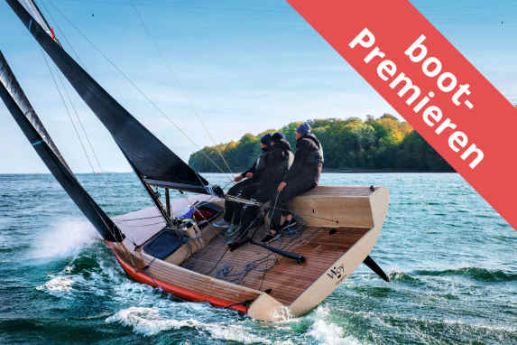 Radikaler Daysailer in visionärer Holz-Bauweise