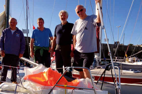 Comment un équipage britannique est arrivé à terre en toute sécurité grâce au gouvernail de secours