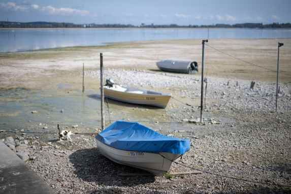 Historisch tiefer Wasserstand
