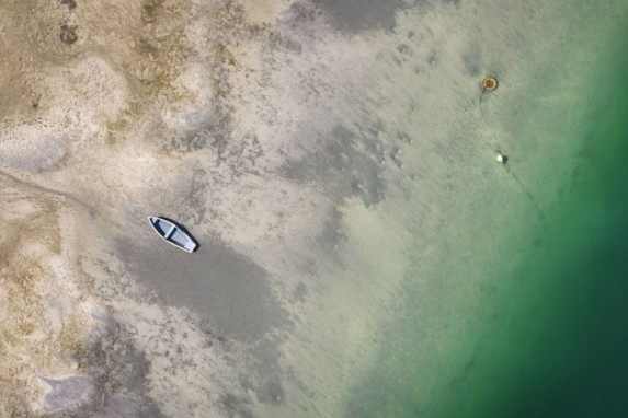 Rekord - Niedrigwasser bremst Boote aus